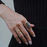 (タートルジャスパー/gold) eleve grace  ring