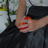 (モアサナイト/silver) starry spiral ring