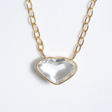 (クリスタル/gold) Ms.heart necklace