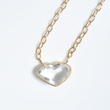 (クリスタル/gold) Ms.heart necklace