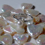 (パール_モアサナイト/silver) astra orbit  ring