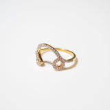 (モアサナイト/gold) drawing ring