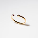 (ガーネット/gold) 2way milano ring