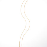 (ゴールデンルチルインクオーツ/gold) rect bandage necklace