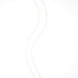 (ブラックオニキス/silver) rect bandage necklace