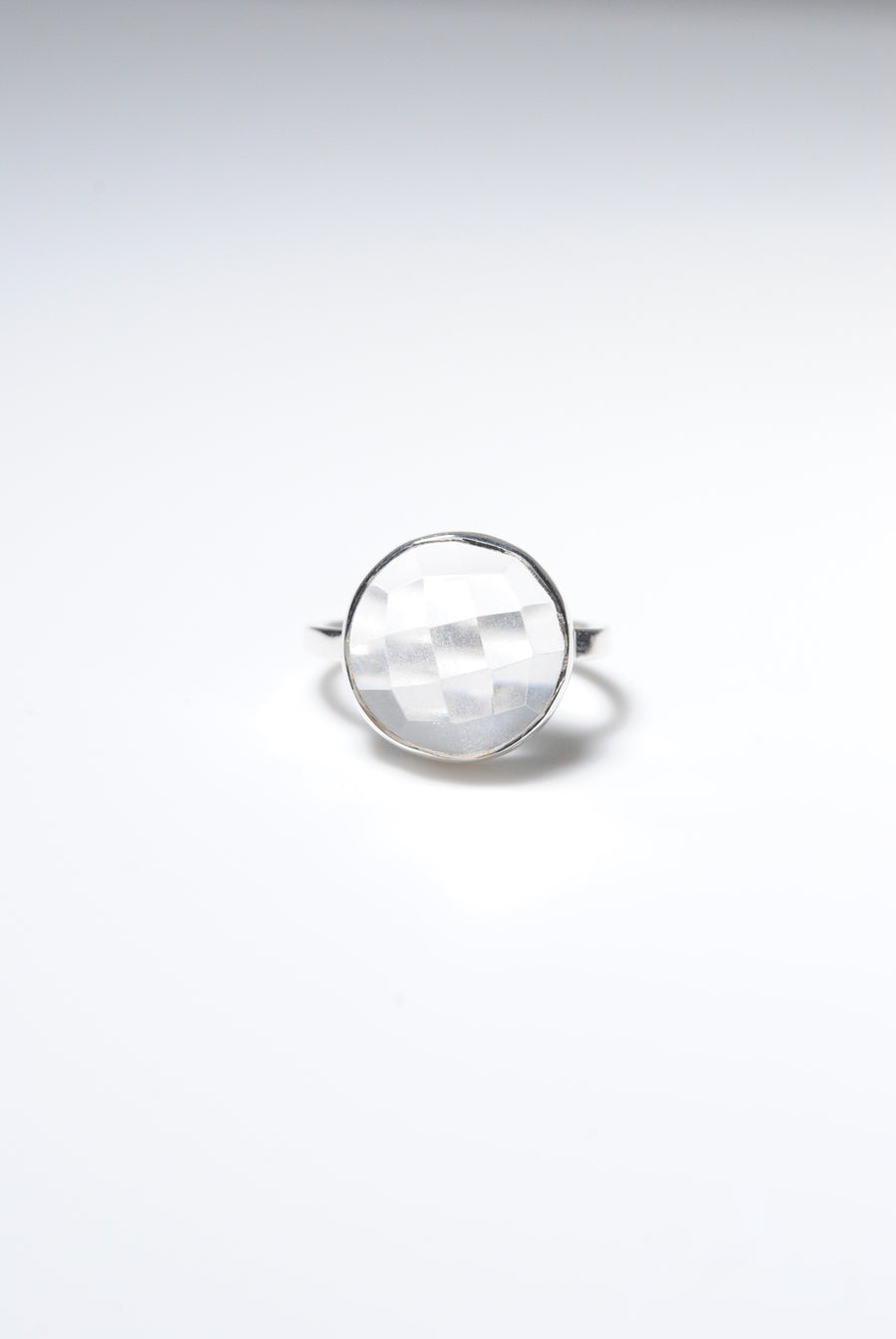 (Crystal/Silver) Disco Ring
