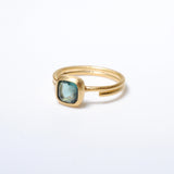 (グリーンフローライト/gold) alma ring