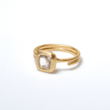 (ホワイトトパーズ/gold) alma ring