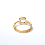 (ホワイトトパーズ/gold) alma ring