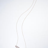 (ロングパール/silver) flute necklace