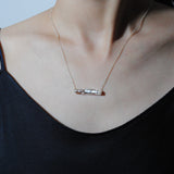 (ロングパール/silver) flute necklace