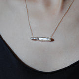 (ロングパール/silver) flute necklace