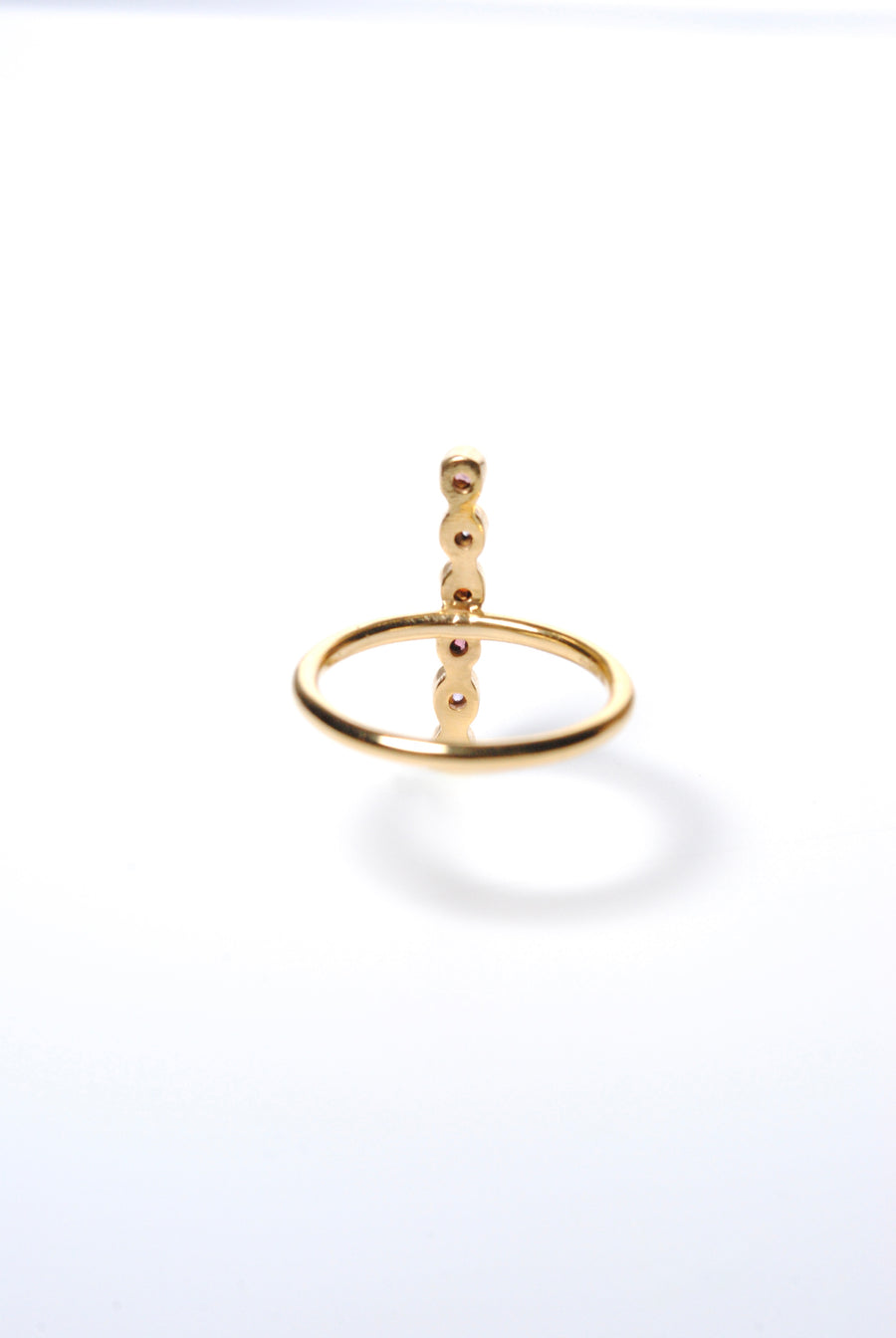 (ピンクトルマリン＆ガーネット＆アメジスト/gold) dotsn dots ring