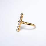 (モアサナイト/gold) dotsn dots ring
