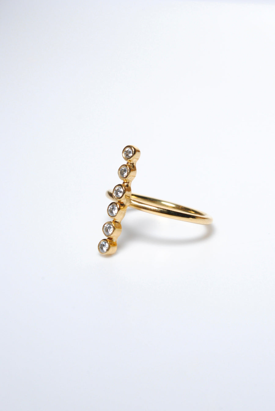 (モアサナイト/gold) dotsn dots ring