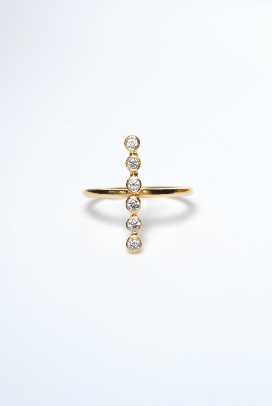 (モアサナイト/gold) dotsn dots ring