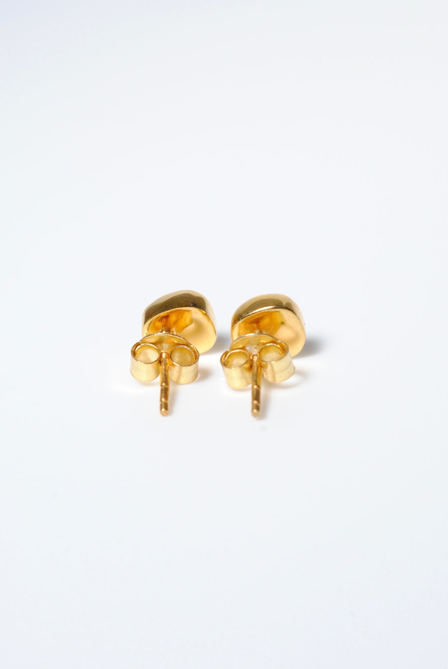 (レインボームーンストーン/gold) deformed petit earring