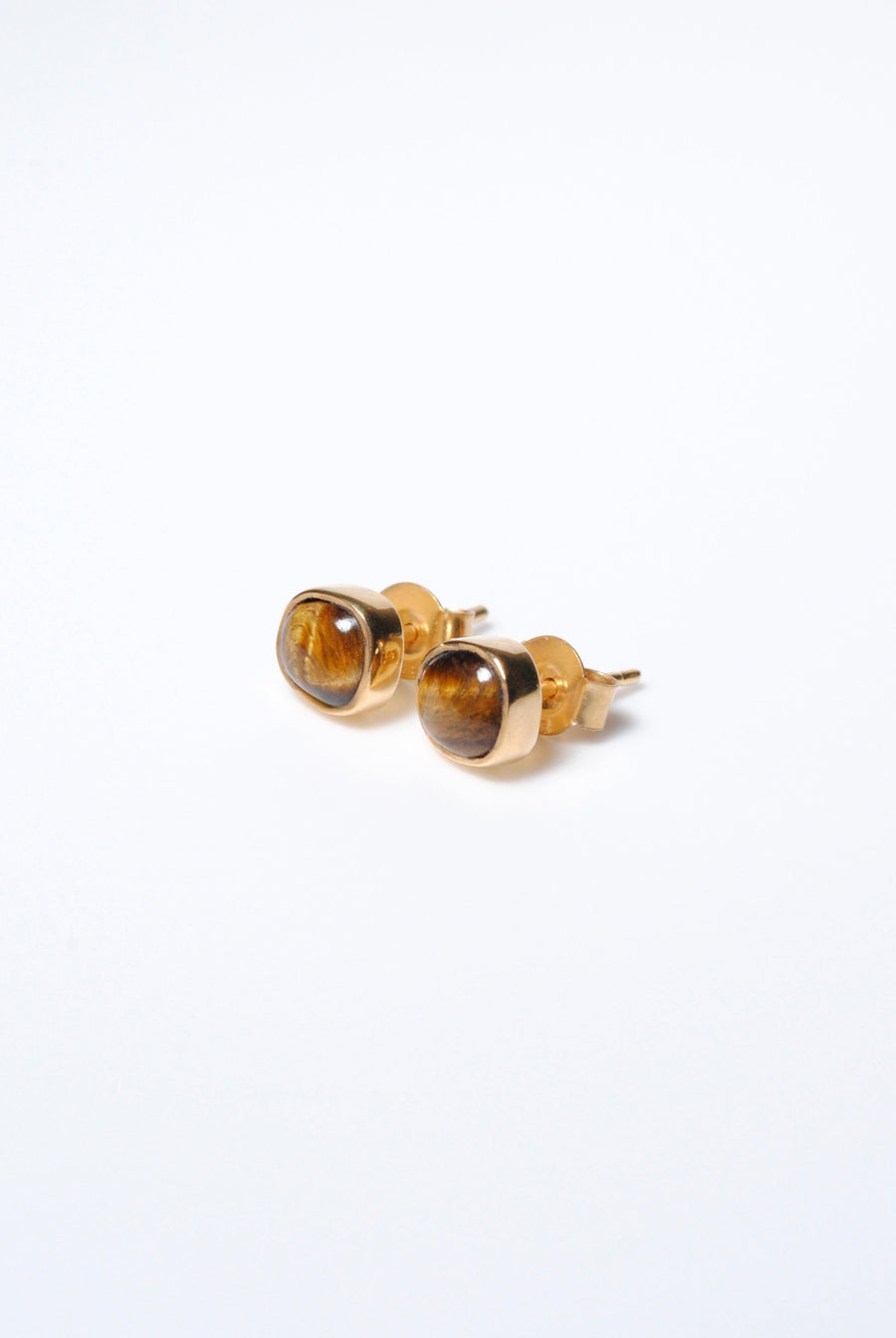 (タイガーアイ/gold) deformed petit earring