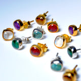 (アパタイト/silver) deformed petit earring