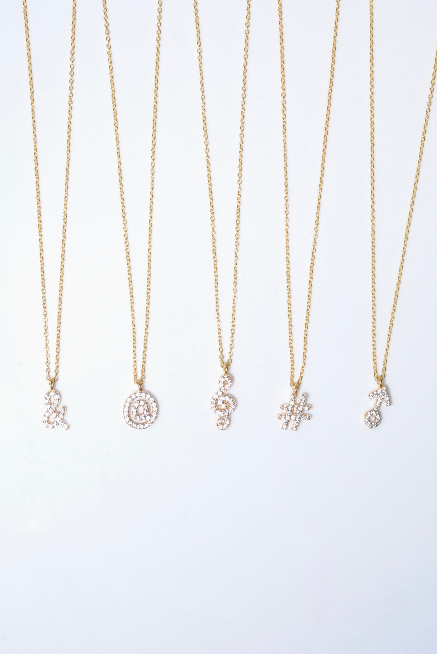 (モアサナイト/gold) secret charm necklace