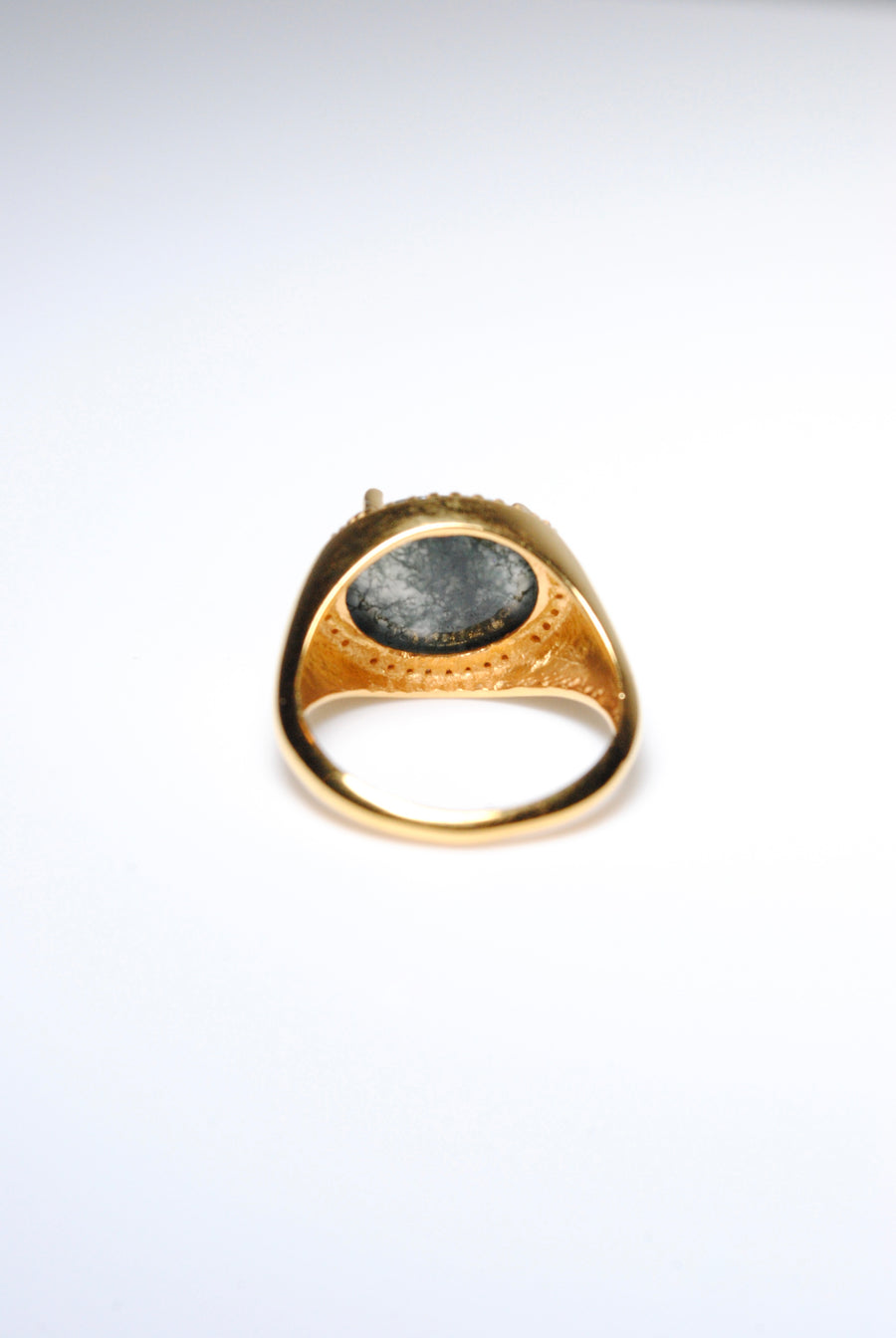 (モスアゲート/gold) marie ring