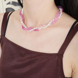【予約販売】(オーストラリアンオパール/レインボームーンストーン) playful rosary necklace