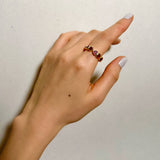 (ルビー/gold)：All heart full eternity ring