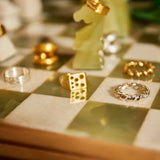 heavy flat screw ring -Essential- (silver)