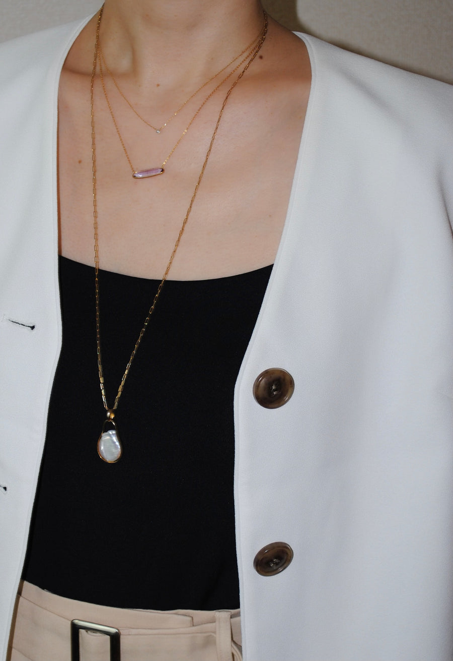 (パール）magatama pearl necklace