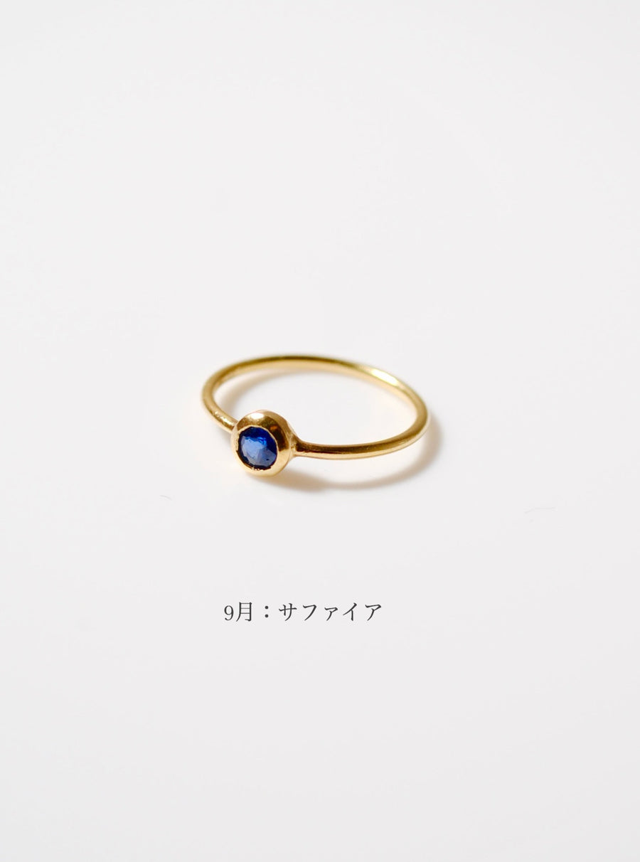 (12誕生石/gold) birth pinky ring