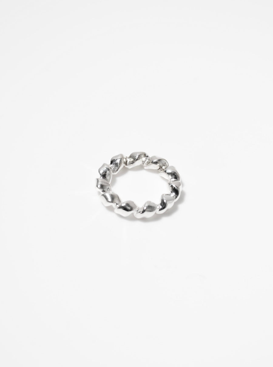 Heavy flat screw ring - Essential - (silver)