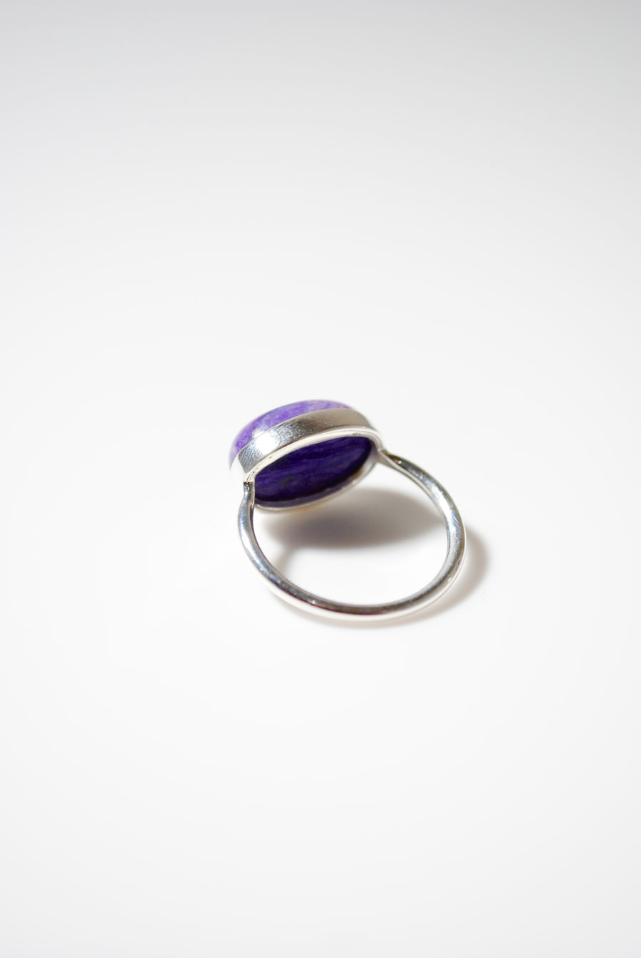 (Charoite/silver) Queen Horizon Ring