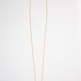 (ゴールデンルチルクオーツ/gold) oval flower CAB  necklace