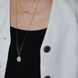 【予約商品】(パール/silver) magatama pearl necklace