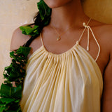 (ガーネット&レインボームーンストーン/gold) garden bloom necklace