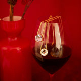 (クリスタル/gold) star inside necklace