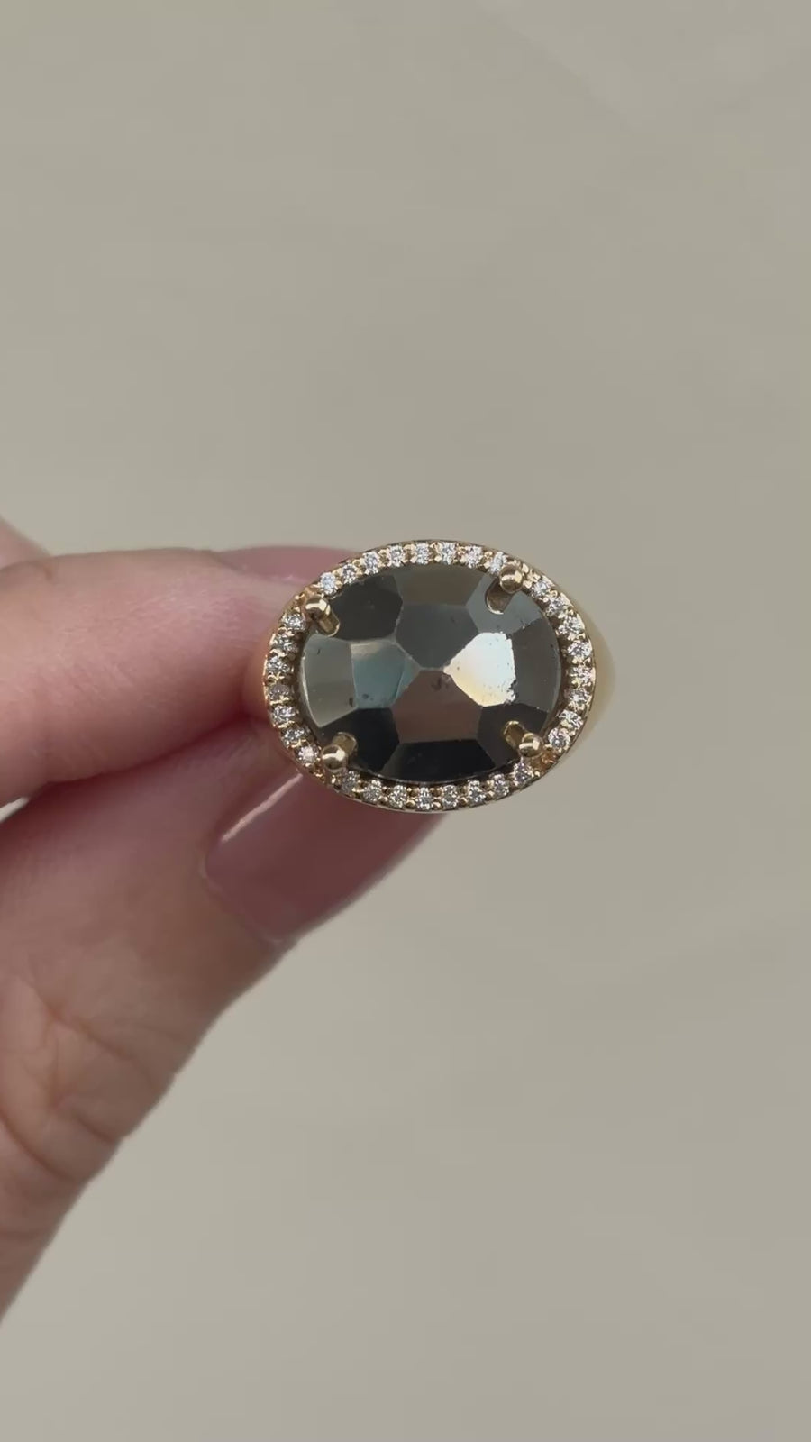 (パイライト/gold) marie ring
