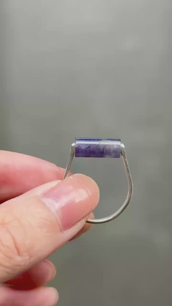 (アイオライト/silver) rolling ring