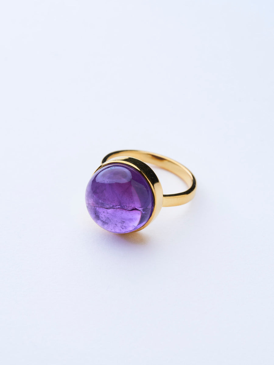 (アメジスト/gold) moon walk  ring