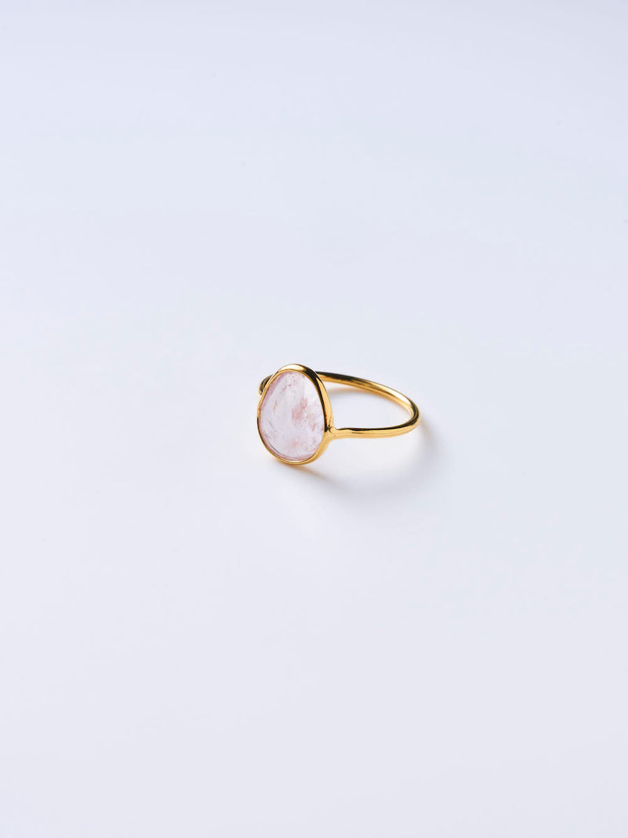 (モルガナイト/gold)：THE islan ring