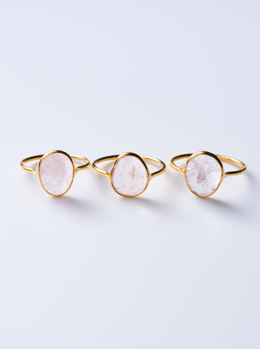 (モルガナイト/gold)：THE islan ring