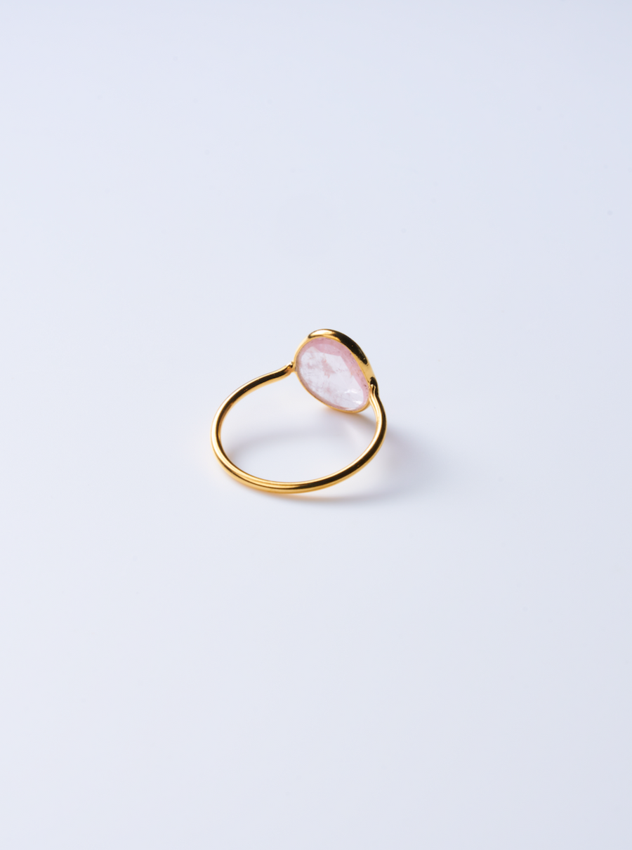 (モルガナイト/gold)：THE islan ring