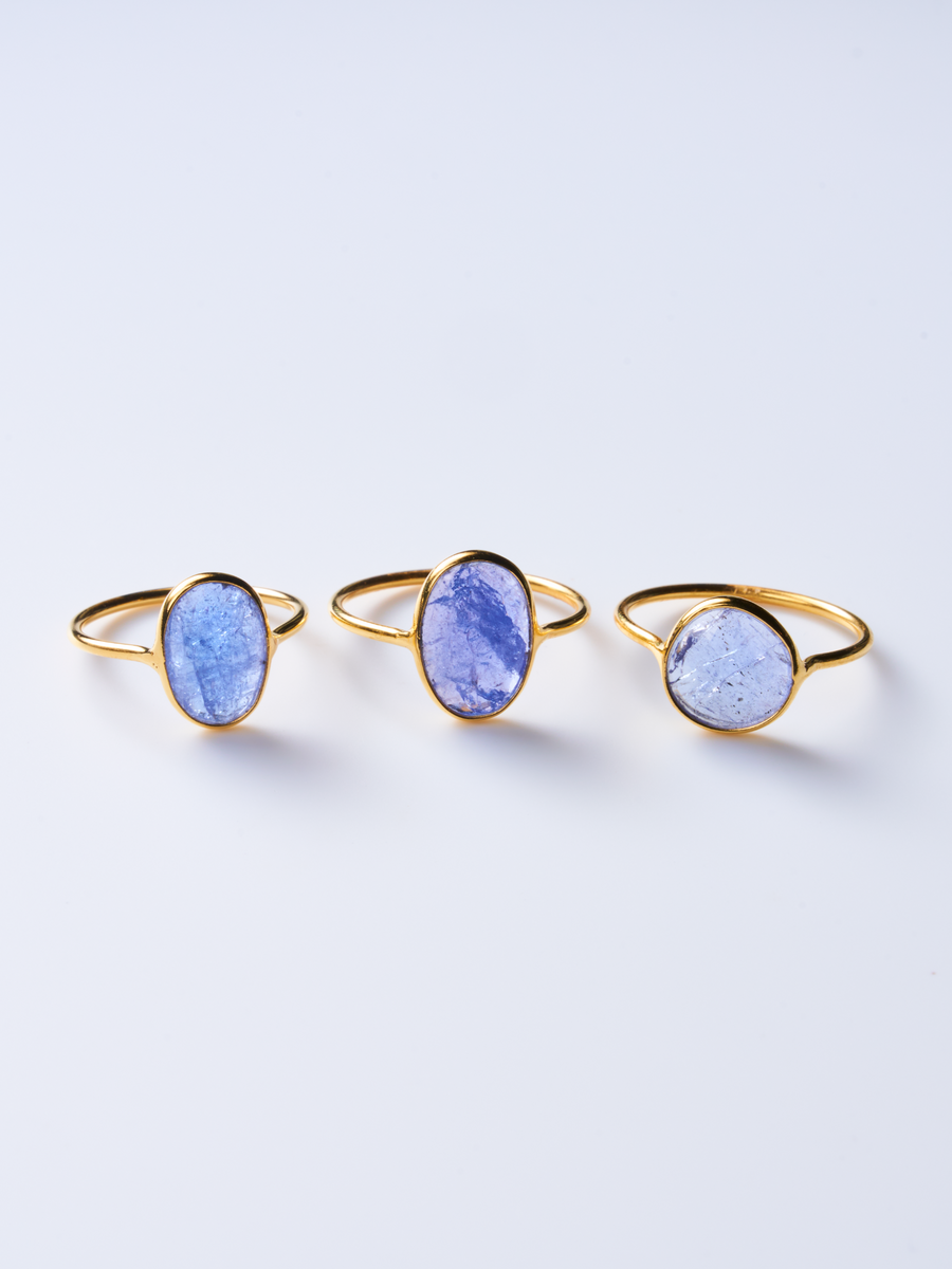 (タンザナイト/gold)：THE islan ring