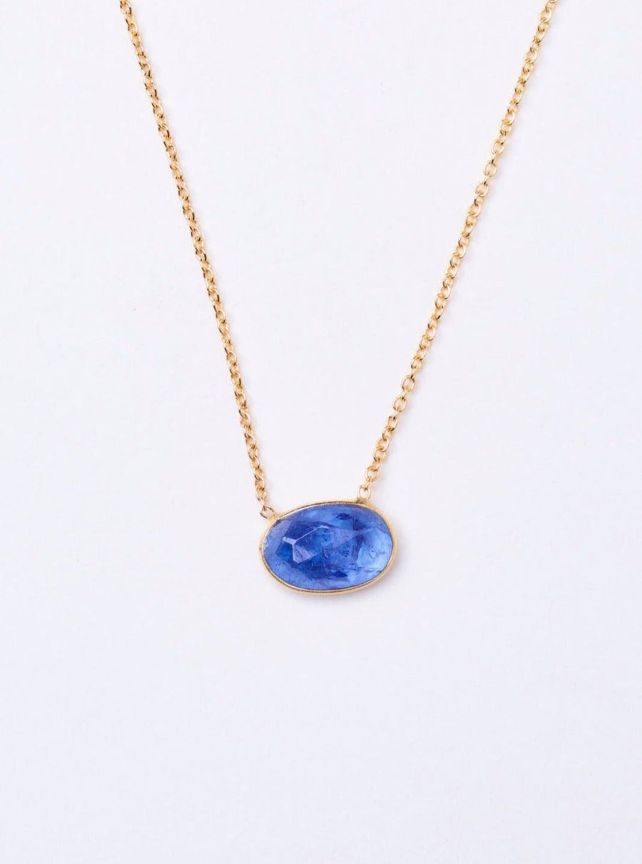 (Tanzanite/gold) THE islan necklace