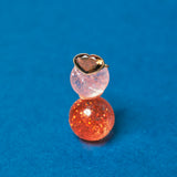 (スモーキークオーツ/gold)：Ms.heart ring