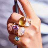 (クリスタル/silver )Ms.heart ring