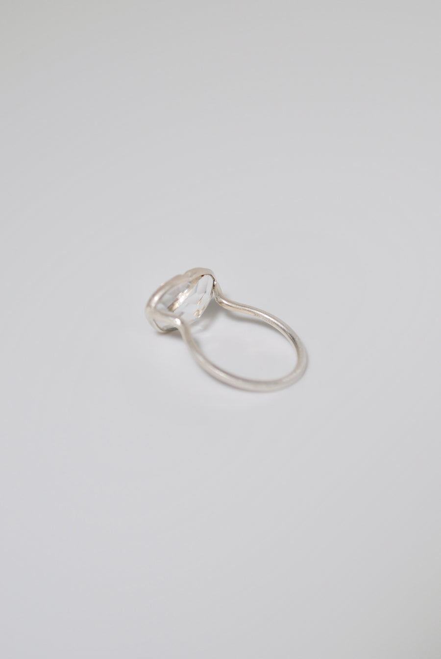 (クリスタル/silver )Ms.heart ring