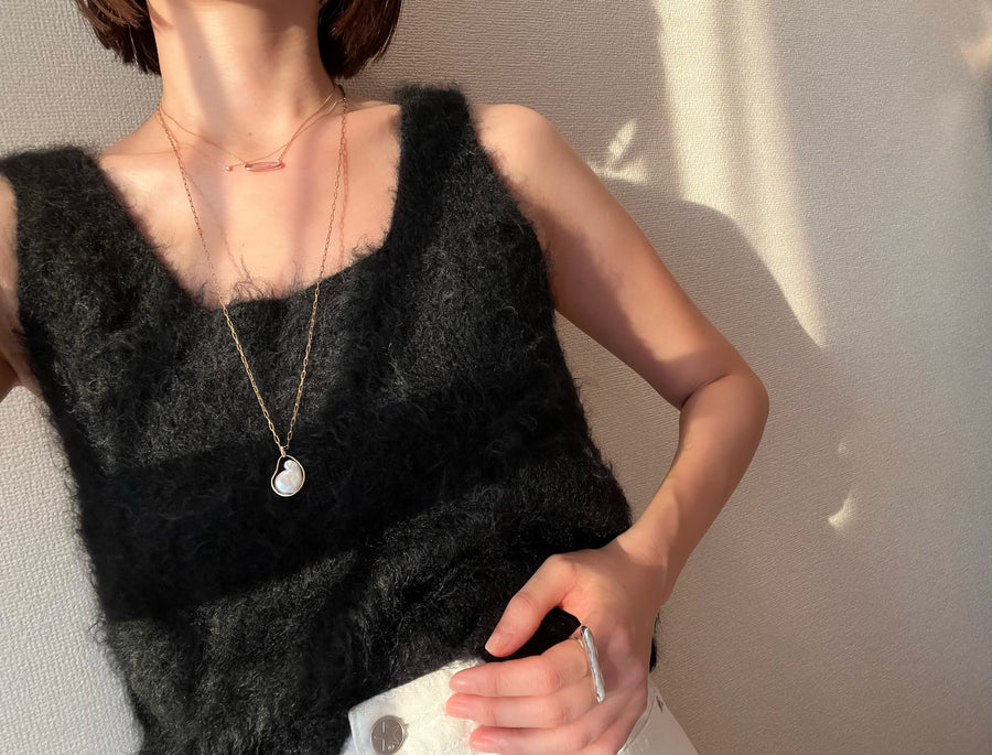 (パール）magatama pearl necklace