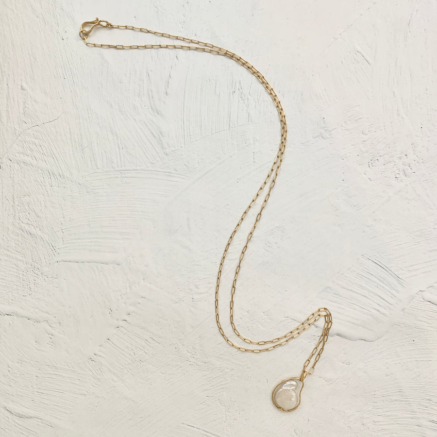 (パール）magatama pearl necklace