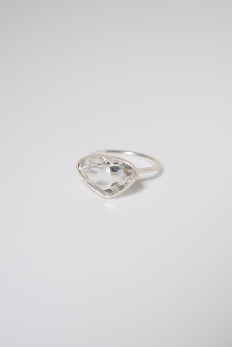 (クリスタル/silver )Ms.heart ring